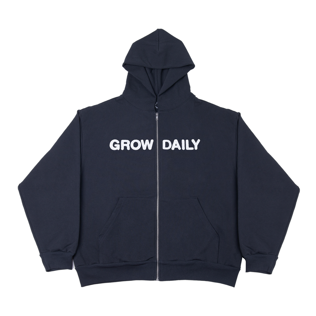 Grow Daily Zip - Navy