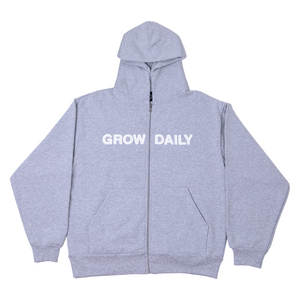 Grow Daily Zip - Heather Gray