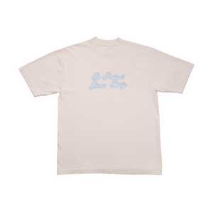 Patient Script Tee - Cream